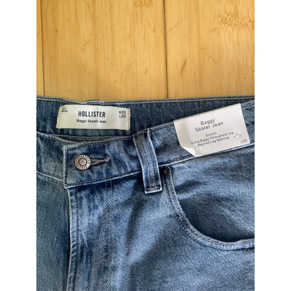 Hollister baggy skater jeans size 32x30 - Picture 2 of 2